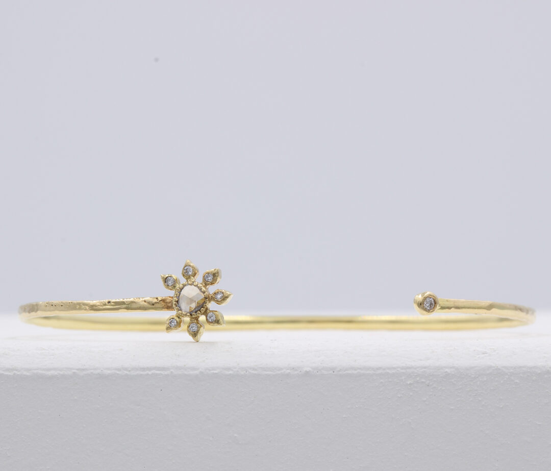 Natalie Perry Jewellery, Diamond Flower cuff
