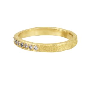 Natalie Perry Jewellery, 2.5mm Diamond Impressions Eternity Ring