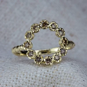 Natalie Perry Jewellery, Diamond Circle Ring (4)